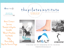 Tablet Screenshot of pilatesinstitutesaratoga.com